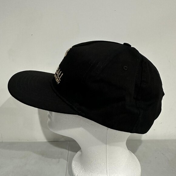 Skrewball Hat Cap Snap Back Black Gold Embroidered Peanut Butter Whiskey Mens - Picture 2 of 6